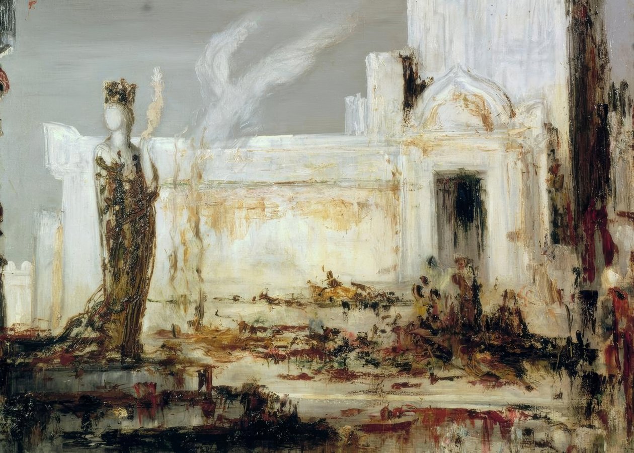 Helen a Scee Gate-ben alkotó: Gustave Moreau