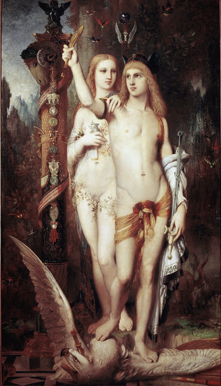 Jason és Medee (olaj, vászon alkotó: Gustave Moreau