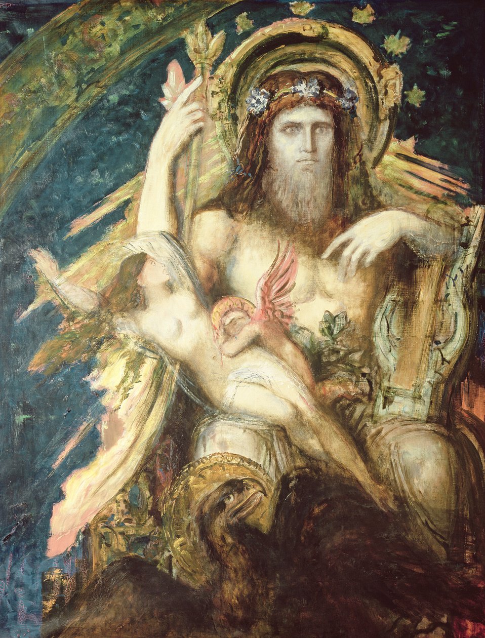 Jupiter és Semele alkotó: Gustave Moreau