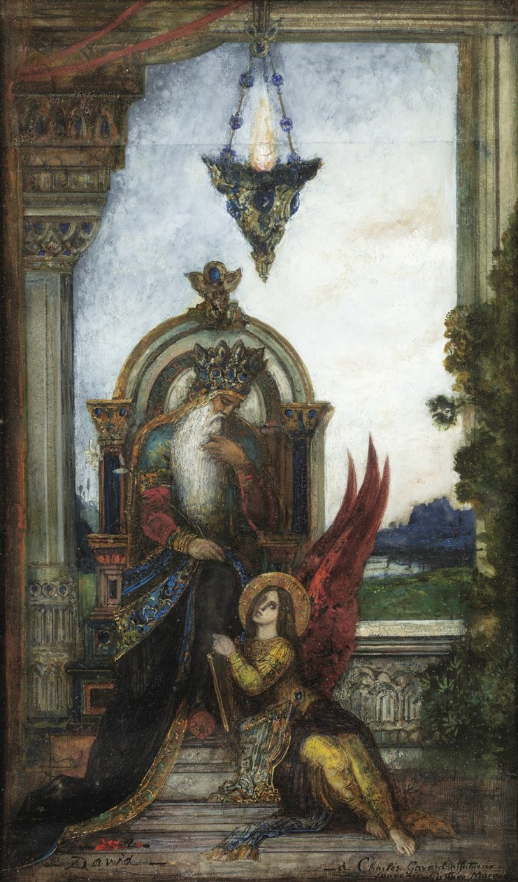 Dávid király alkotó: Gustave Moreau