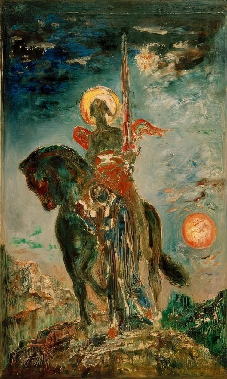 A sors és a halál angyala alkotó: Gustave Moreau