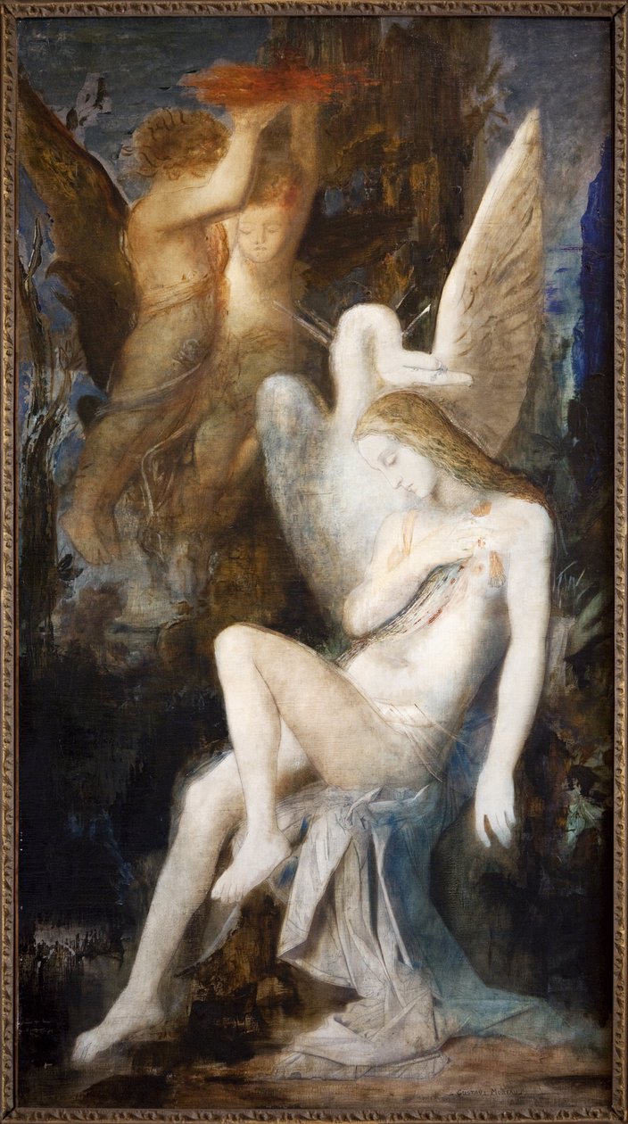Léda és a hattyú (olaj, vászon) alkotó: Gustave Moreau