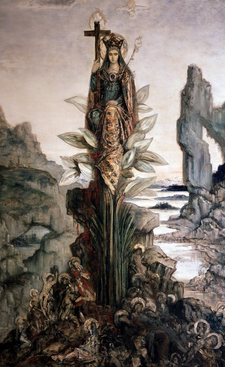 Misztikus virág, Gustave Moreau. alkotó: Gustave Moreau