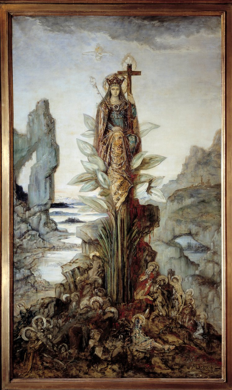 Misztikus virág. Gustave Moreau (1826-1898) festménye alkotó: Gustave Moreau