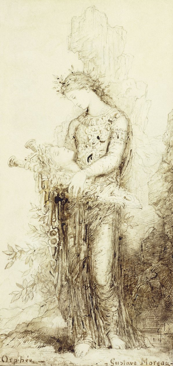 Orfeusz; L"Orphee, alkotó: Gustave Moreau
