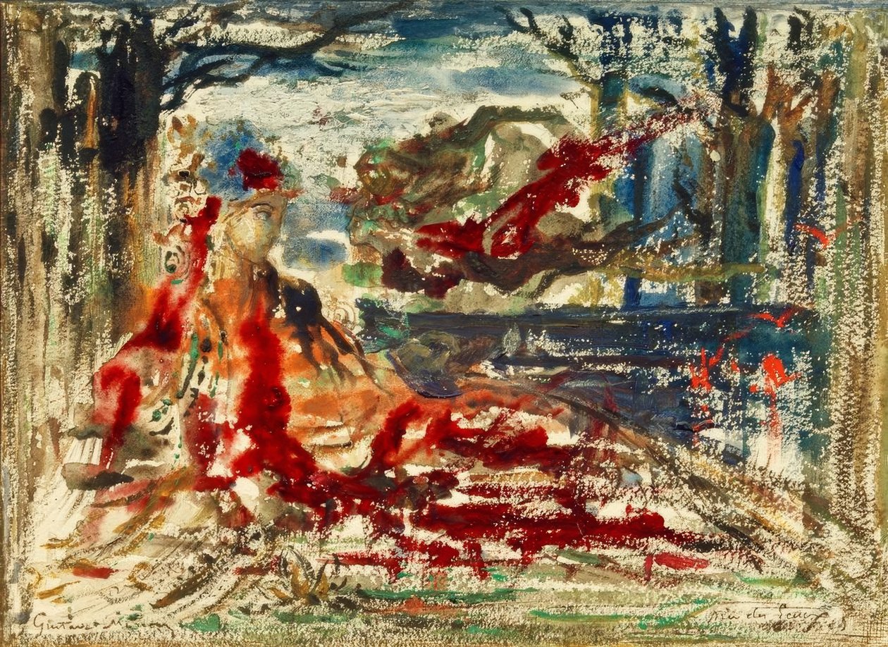A vizek közelében alkotó: Gustave Moreau