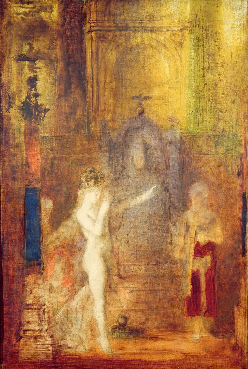 Szalómea táncol Heródes előtt, 1876 körül alkotó: Gustave Moreau