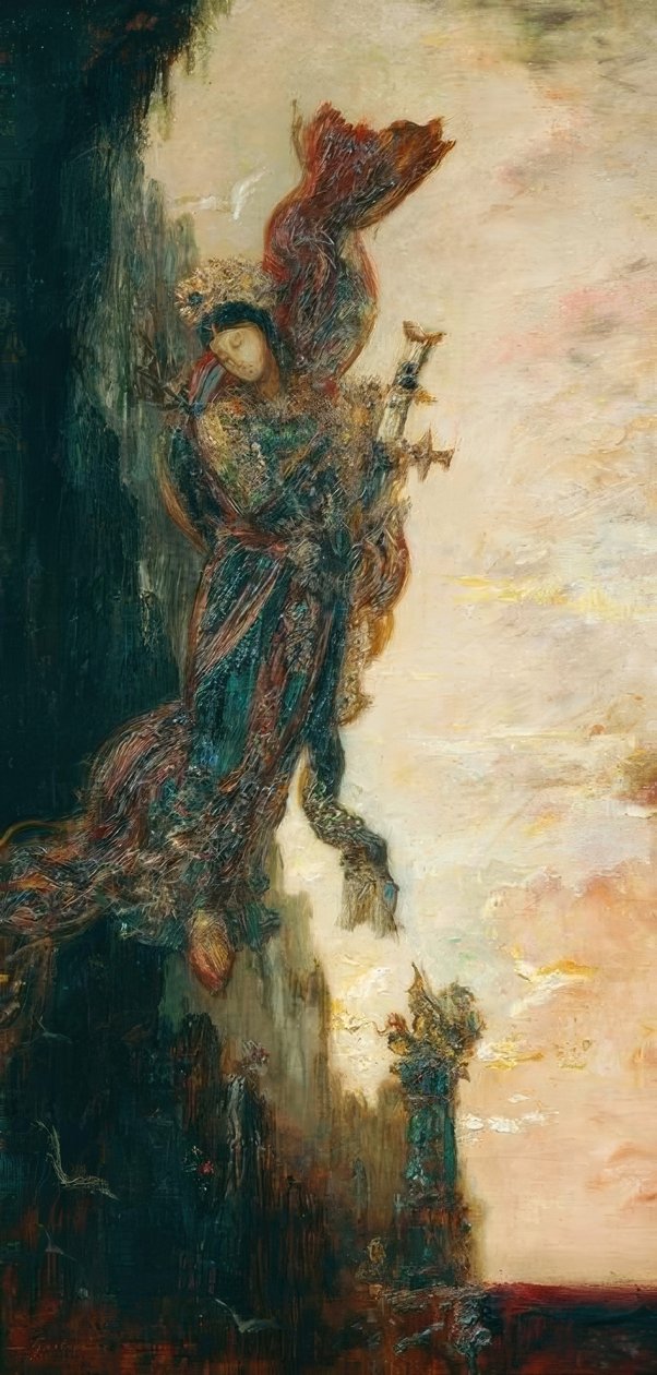 Sapho síremlék alkotó: Gustave Moreau