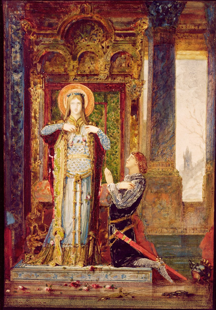 Magyar Szent Erzsébet, avagy a rózsák csodája, 1879 alkotó: Gustave Moreau