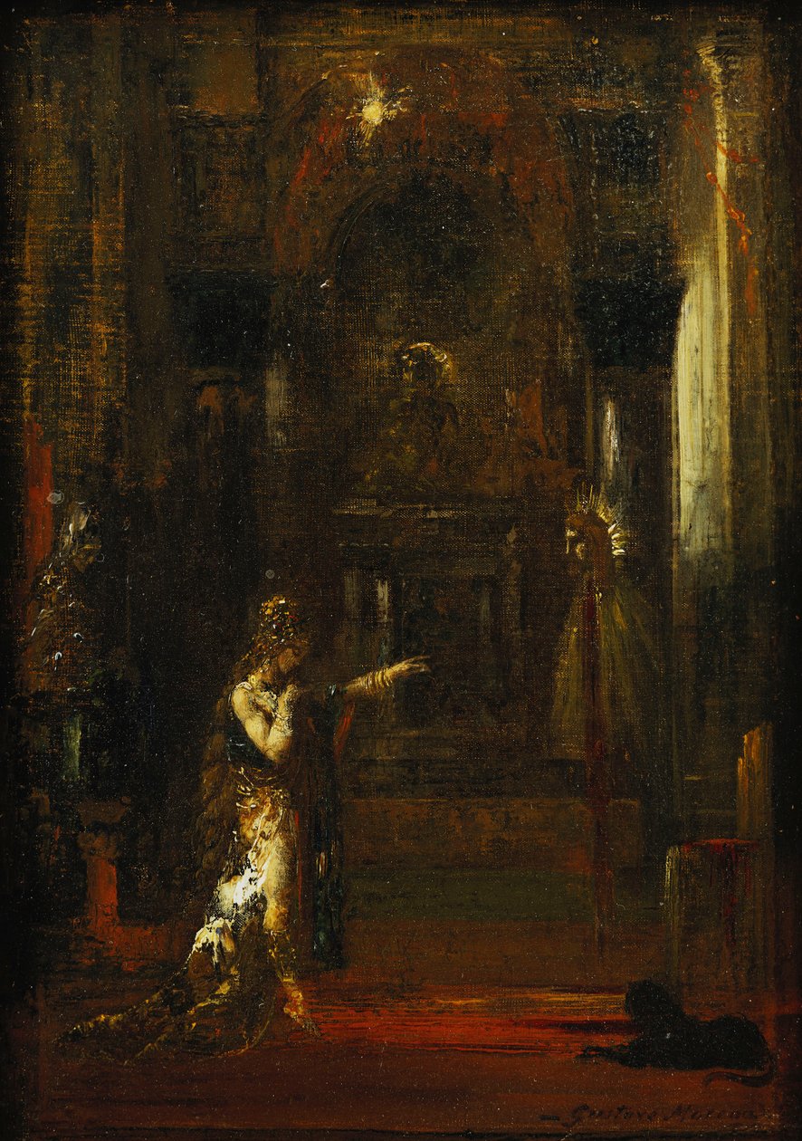 A jelenés, 1876 körül alkotó: Gustave Moreau
