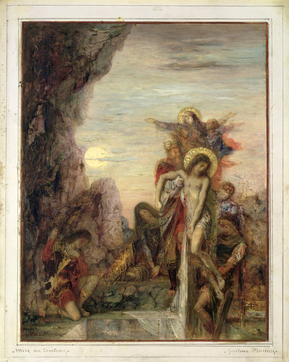 A síremlék, 1867 körül alkotó: Gustave Moreau