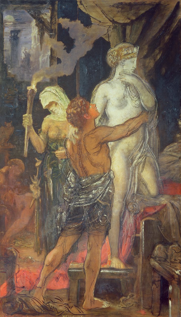 Messalina kivégzése alkotó: Gustave Moreau