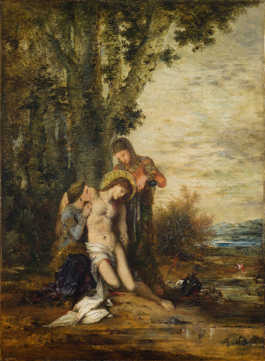 A vértanú Szent Sebestyén alkotó: Gustave Moreau