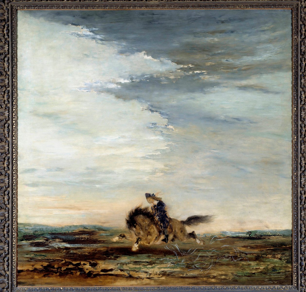 Gustave Moreau (1826-1898) skót lovas festménye 19. század. Párizs, Gustave Moreau Múzeum alkotó: Gustave Moreau