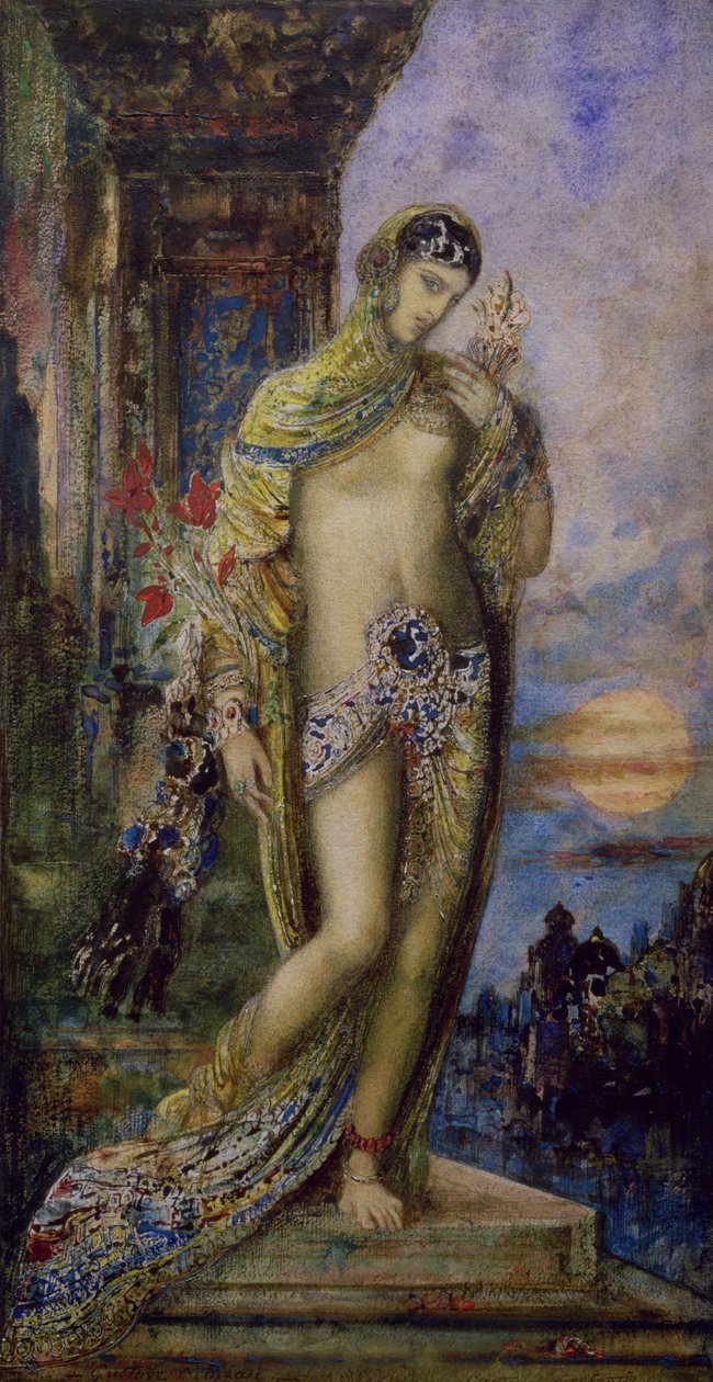 Az Énekek éneke: a sulamita leányzó (akvarell) (részletesen lásd: 83721) alkotó: Gustave Moreau