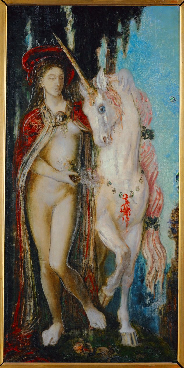 The Unicorn (festmény vászonra) alkotó: Gustave Moreau