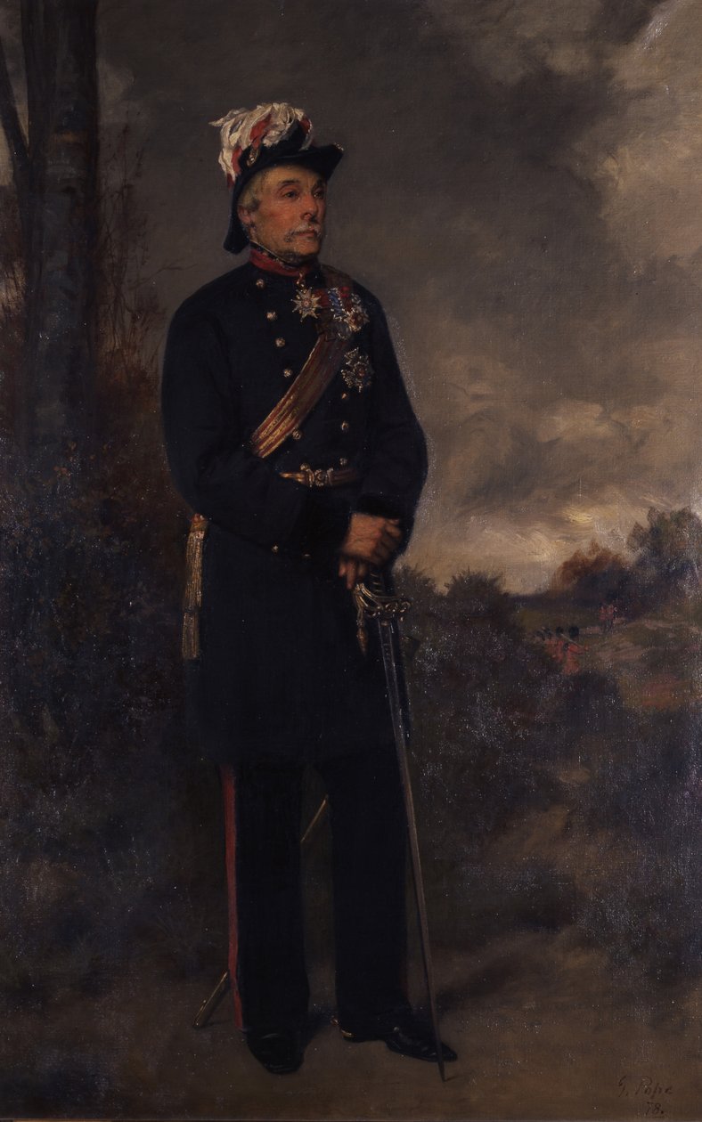 Lord Henry Percy vezérőrnagy portréja, V.C. alkotó: Gustave Pope