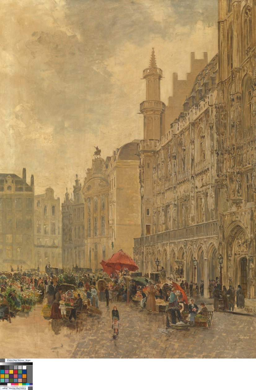 A brüsszeli Grande Place alkotó: Gustave Walckiers