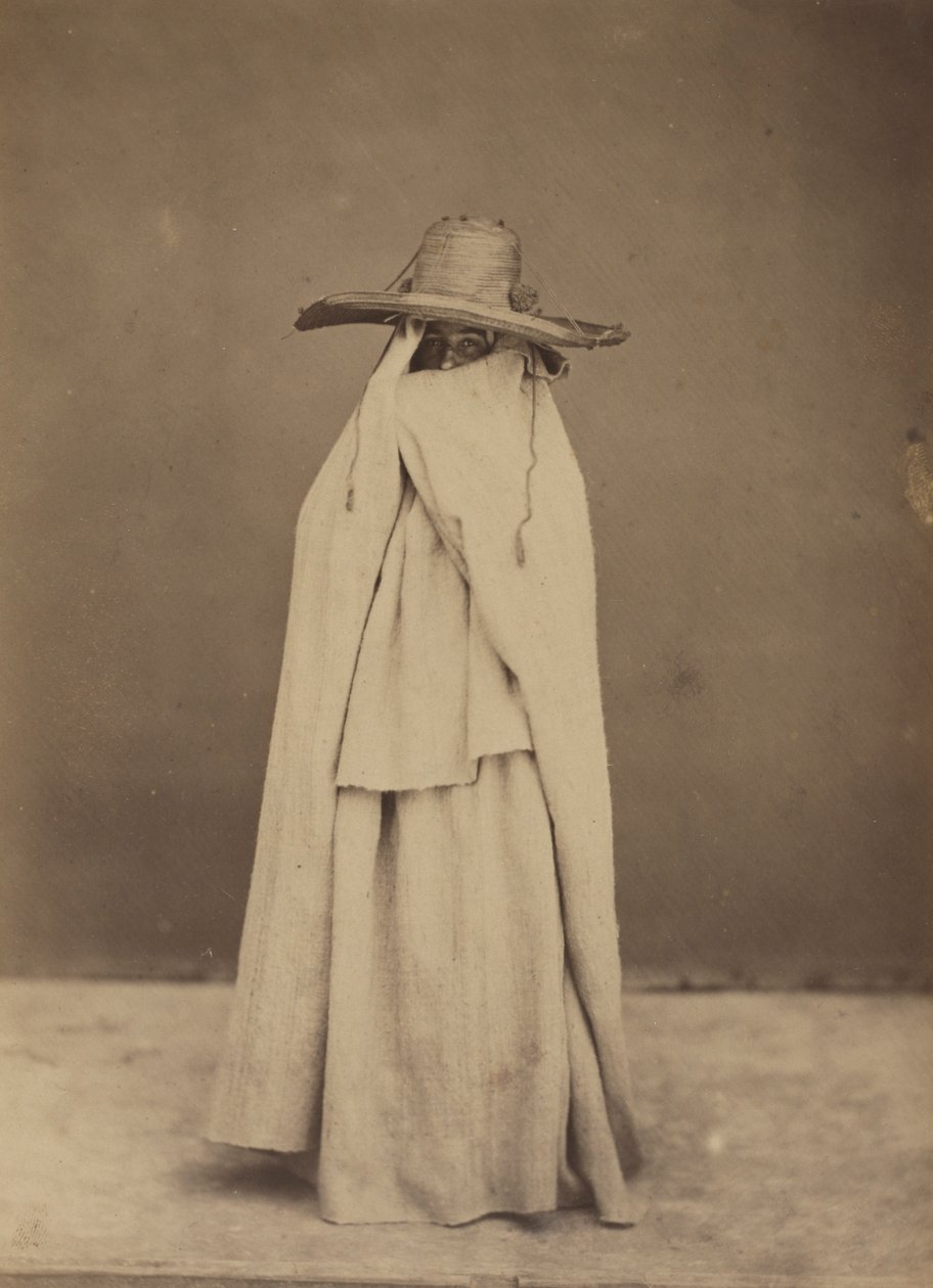 Algériai nő, 1850-es évek vége. alkotó: Gustave de Beaucorps