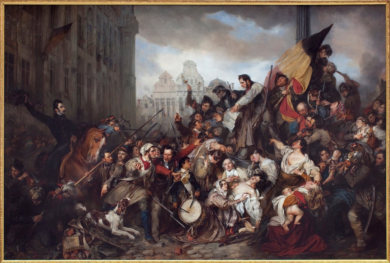 Az 1830-as, 1835-ös belga forradalom alkotó: Gustave Wappers