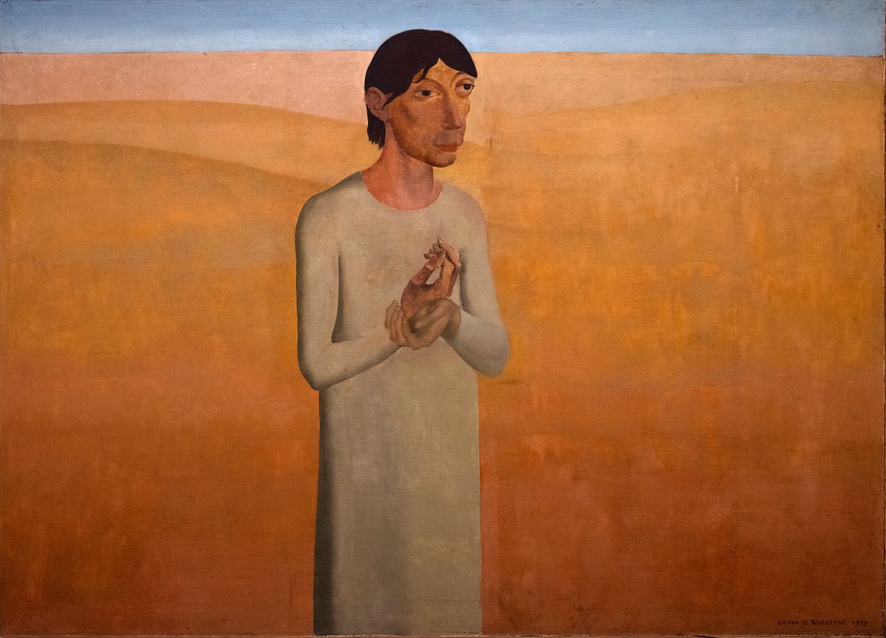 Krisztus a vadonban alkotó: Gustave Van de Woestyne
