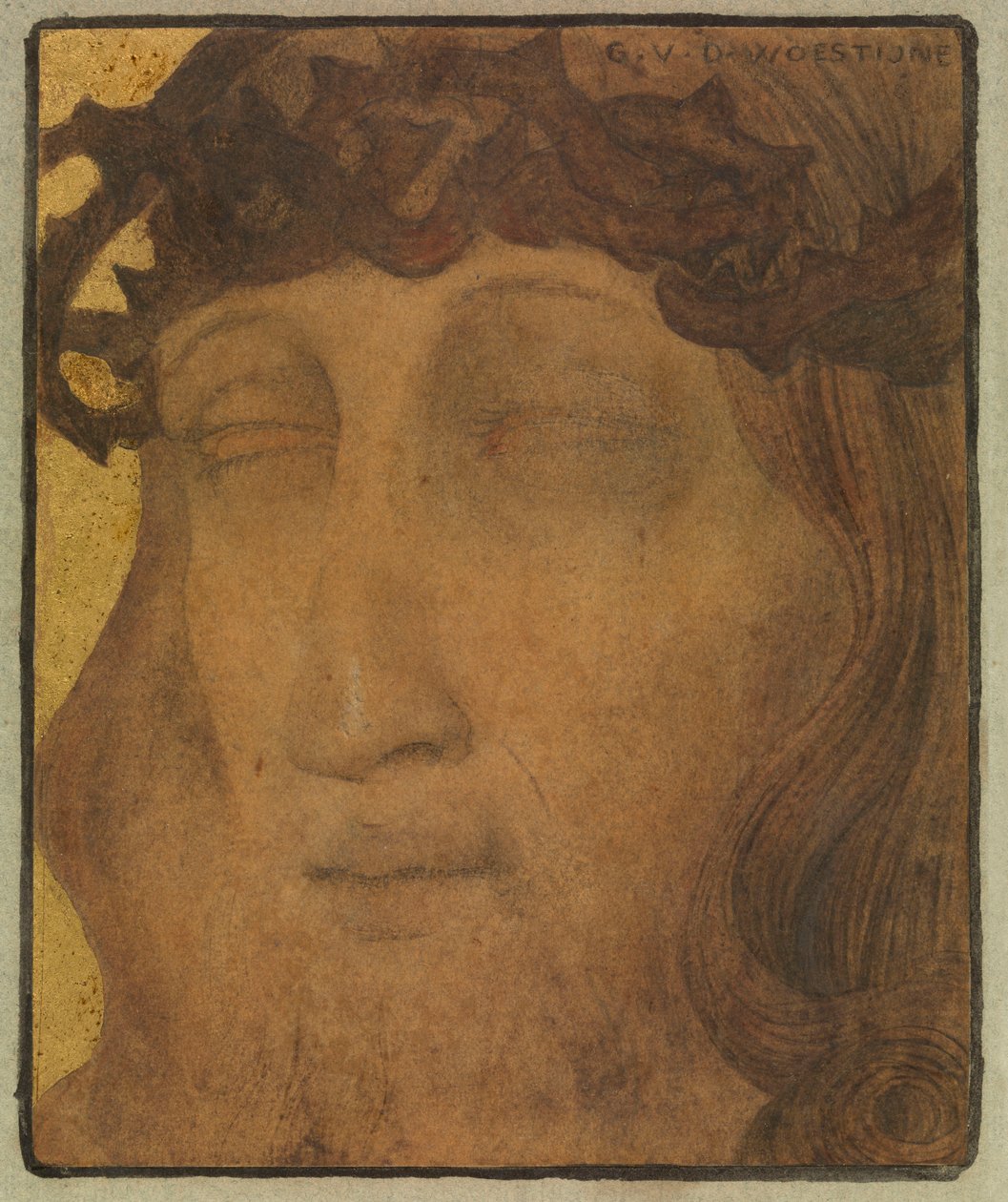 Krisztus a töviskoronával alkotó: Gustave Van de Woestyne
