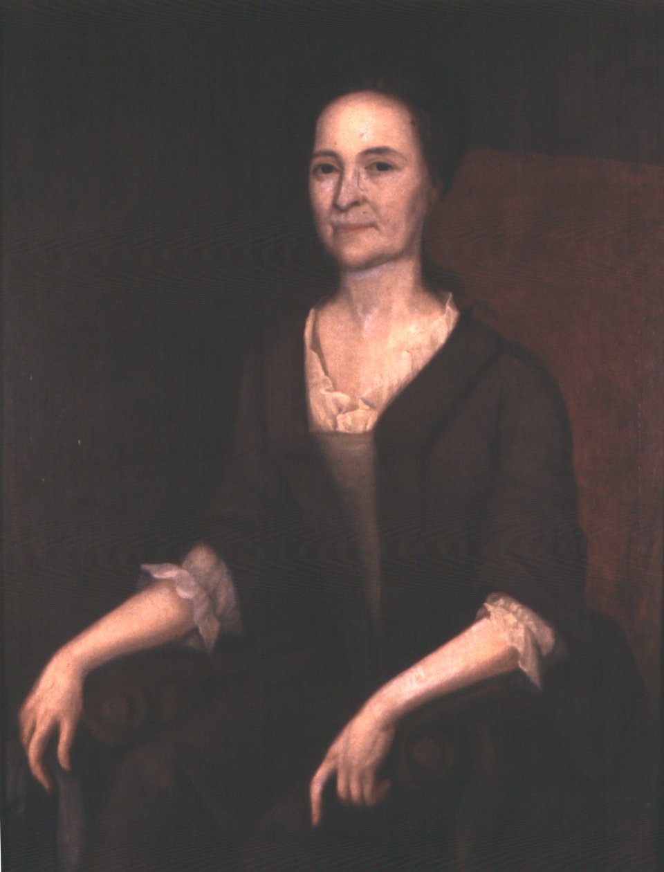 Gustavus Hesseliusné (Lydia Getchel Hesselius), 1740 körül (olaj, vászon) alkotó: Gustavus Hesselius