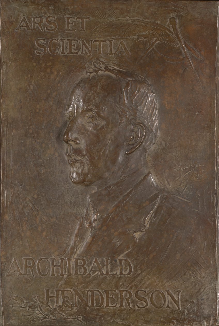 Archibald Henderson 1877-1963 alkotó: Gutzon Borglum
