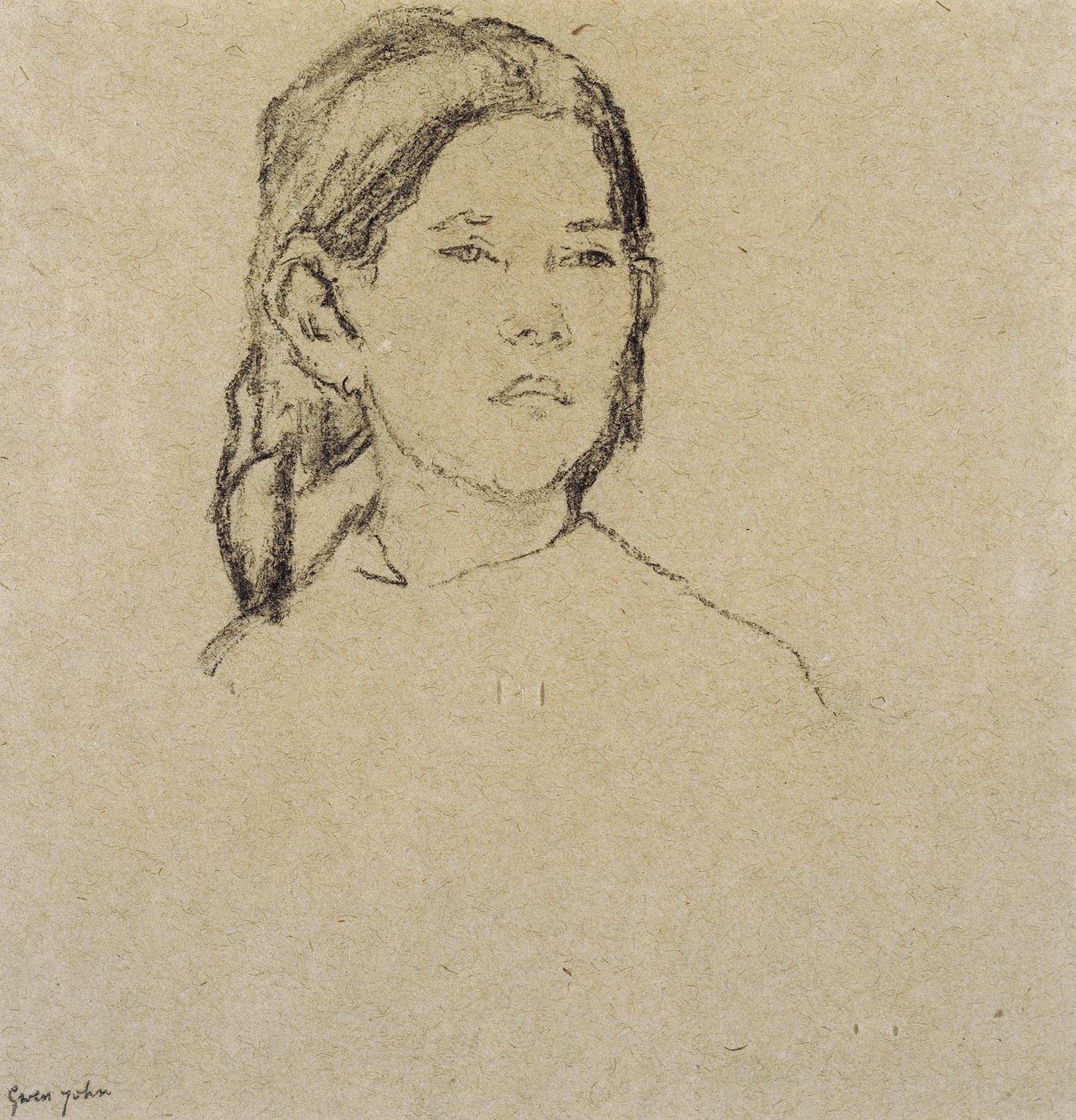 Lányok feje, alkotó: Gwen John