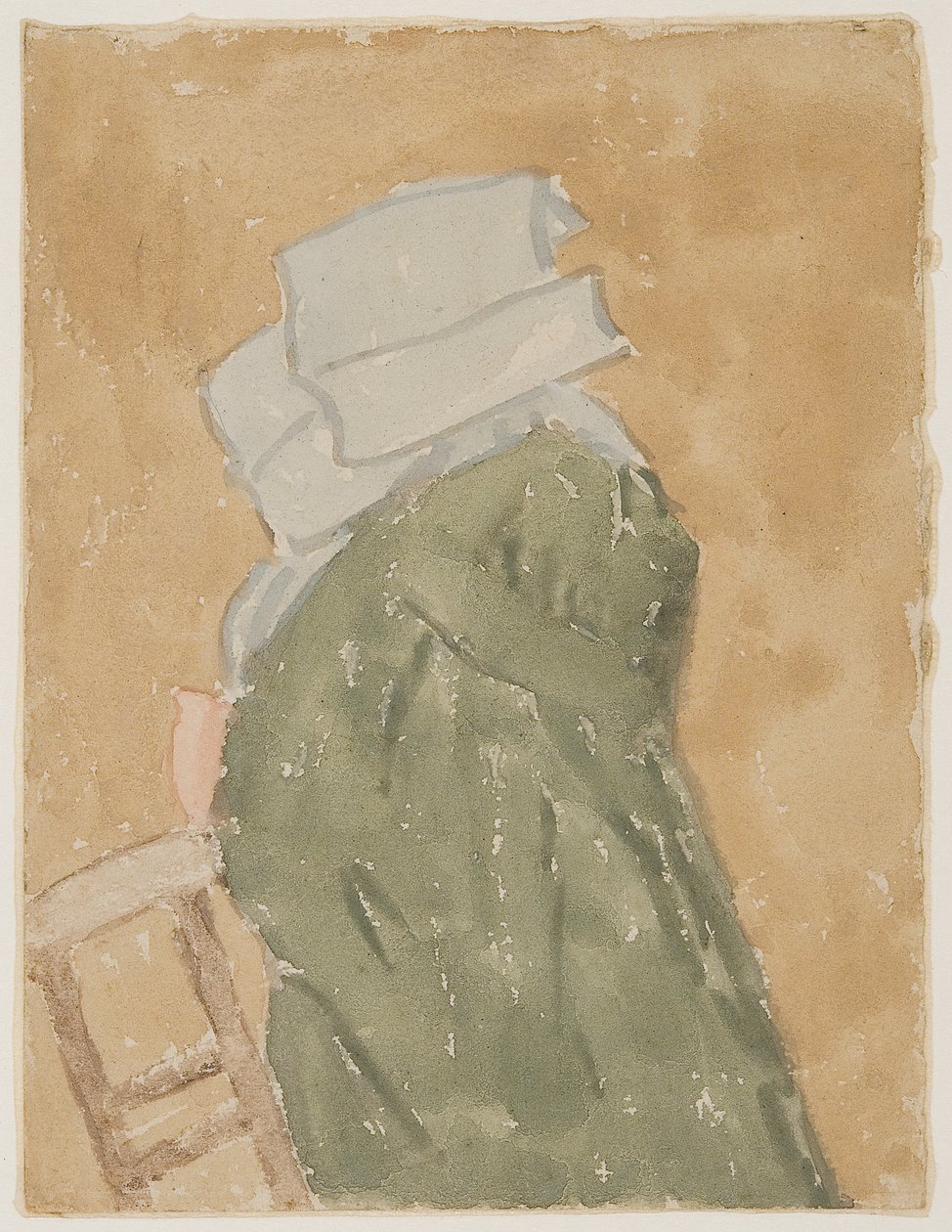Apáca a templomban (akvarell, papír) alkotó: Gwen John