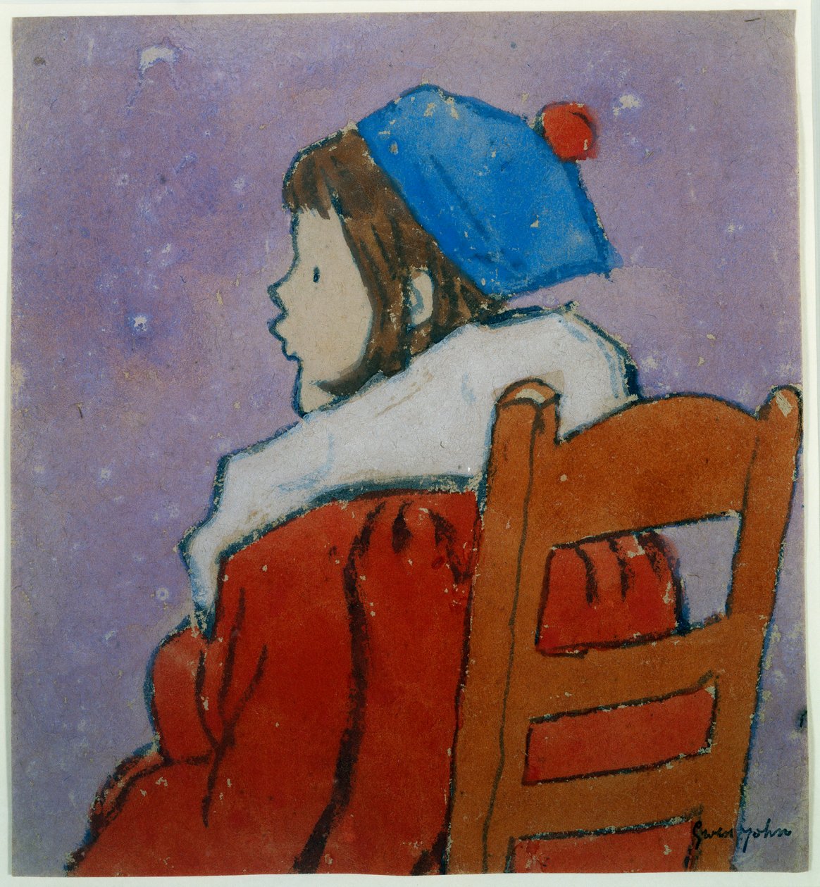 Petit profil, 1920 körül alkotó: Gwen John