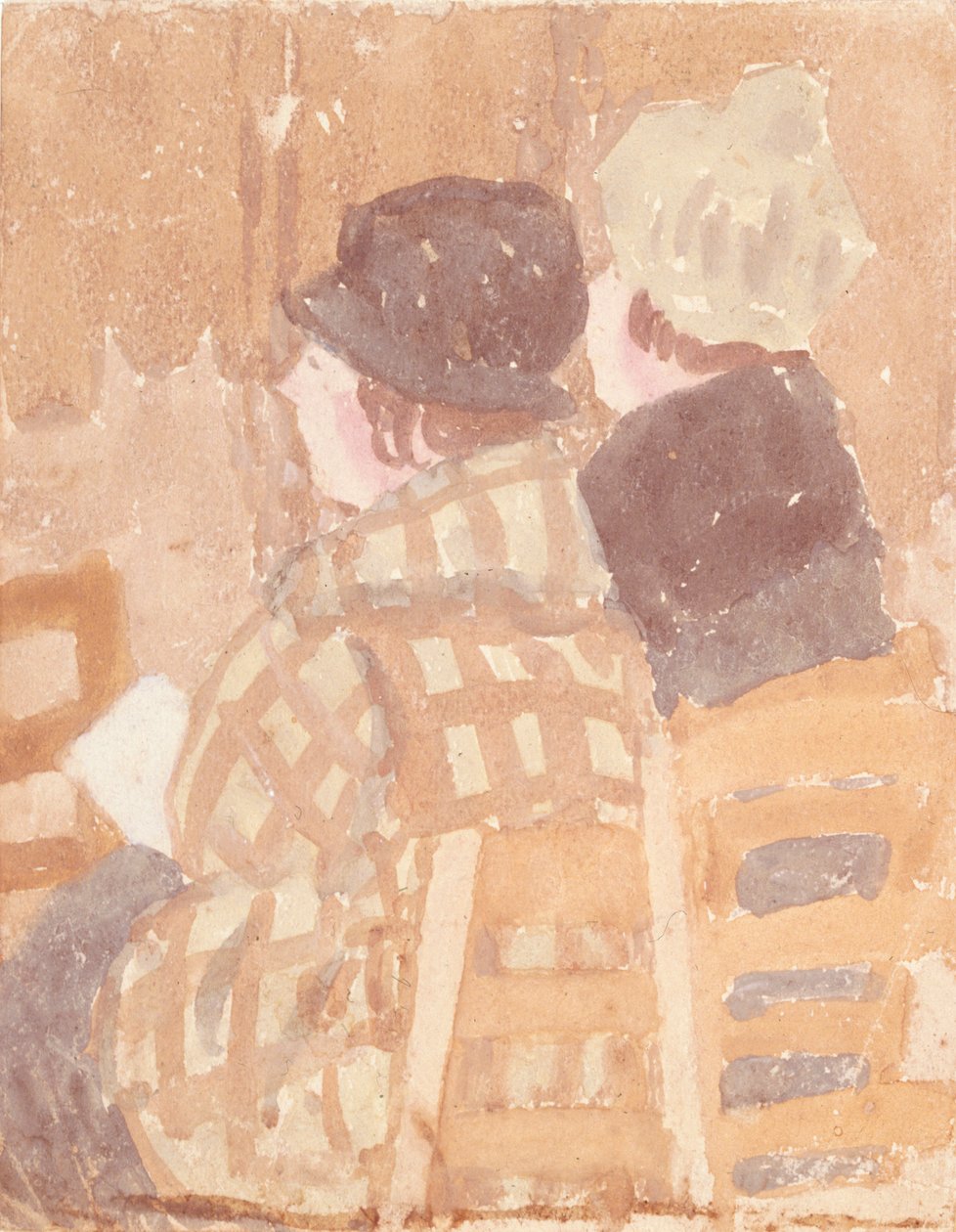 „Két nő ül a templomban”, 1896-1939 alkotó: Gwendolen Mary John