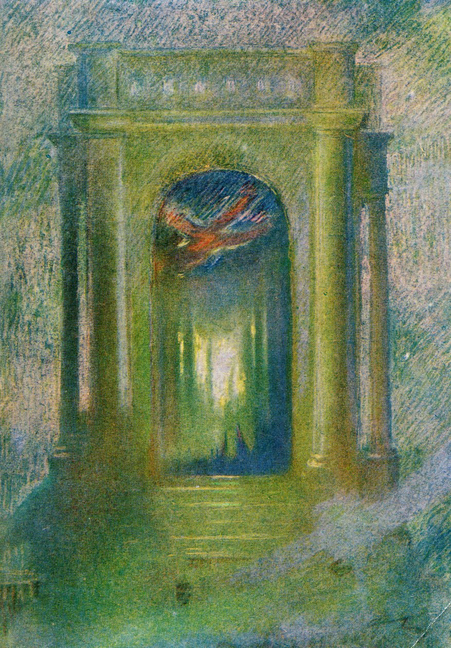 "Anglia gyászolja halottait a tengeren túl" alkotó: Gwynedd M. Hudson
