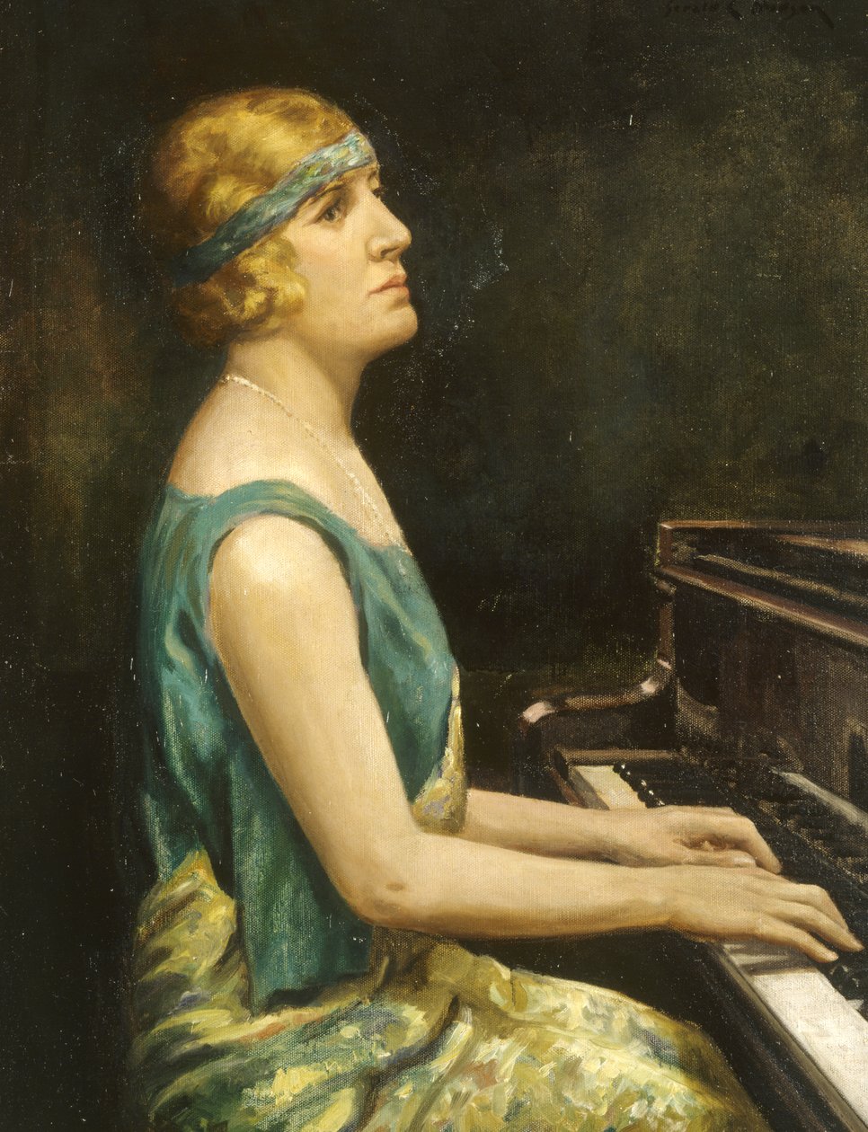 Marie Novello (olaj, vászon) alkotó: Gwynedd M. Hudson