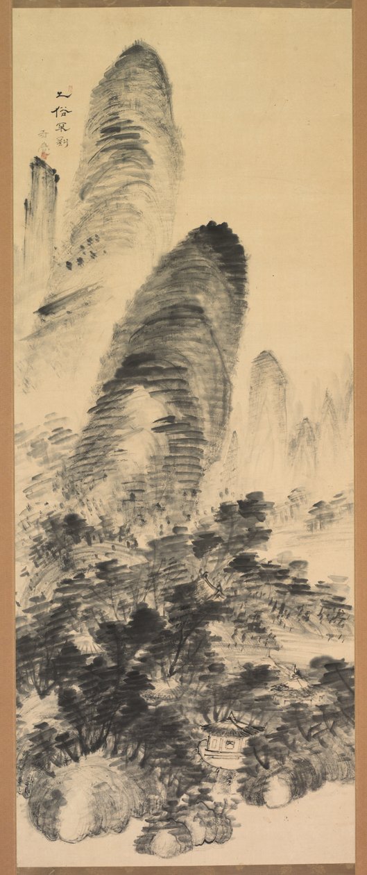 A vulgárisoknak tilos, 1800-as évek vége – 1900-as évek eleje. alkotó: Uragami Gyokudo