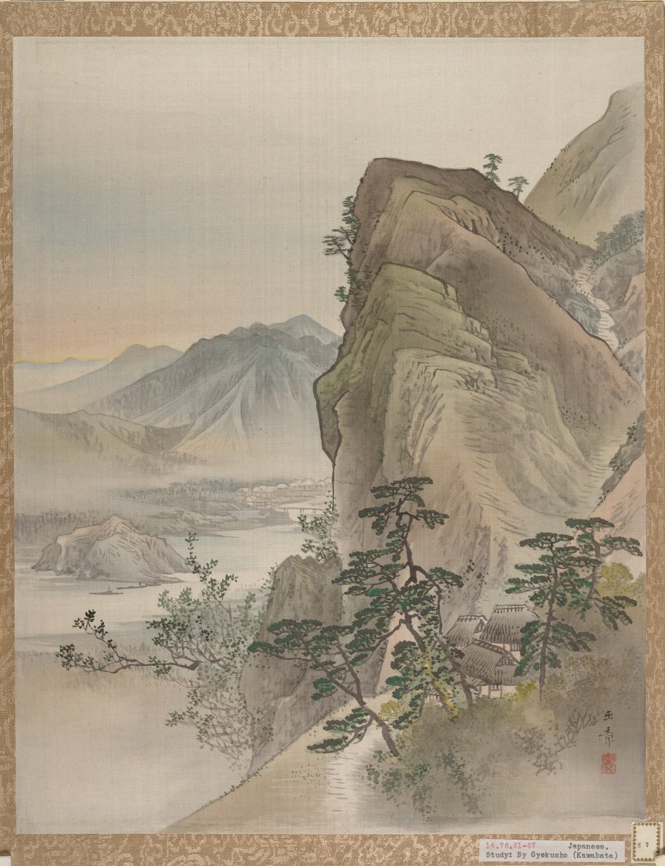 Táj, 1800. alkotó: Gyokusho Kawabata