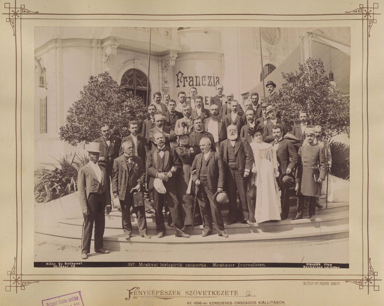 Millenniumi kiállítás, újságírók. - Budapest XIV. Fortepan 82827 alkotó: György Klösz