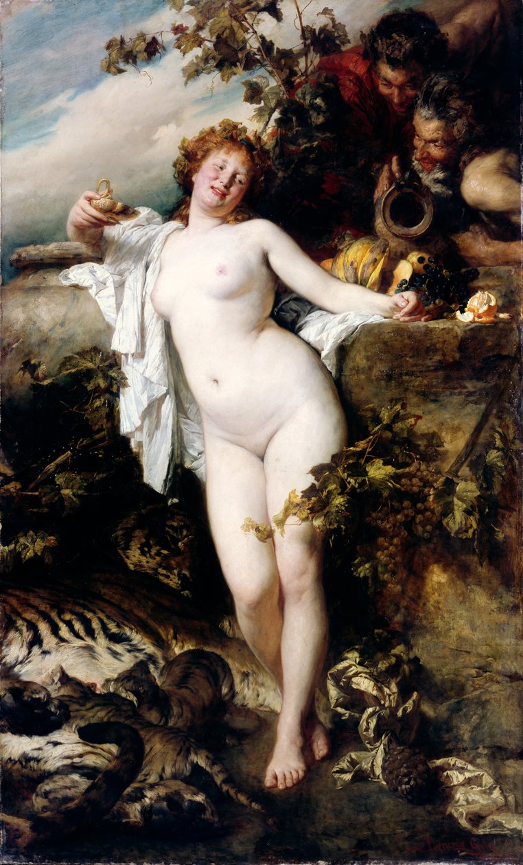 Bacchus papnője alkotó: Gyula Benczúr