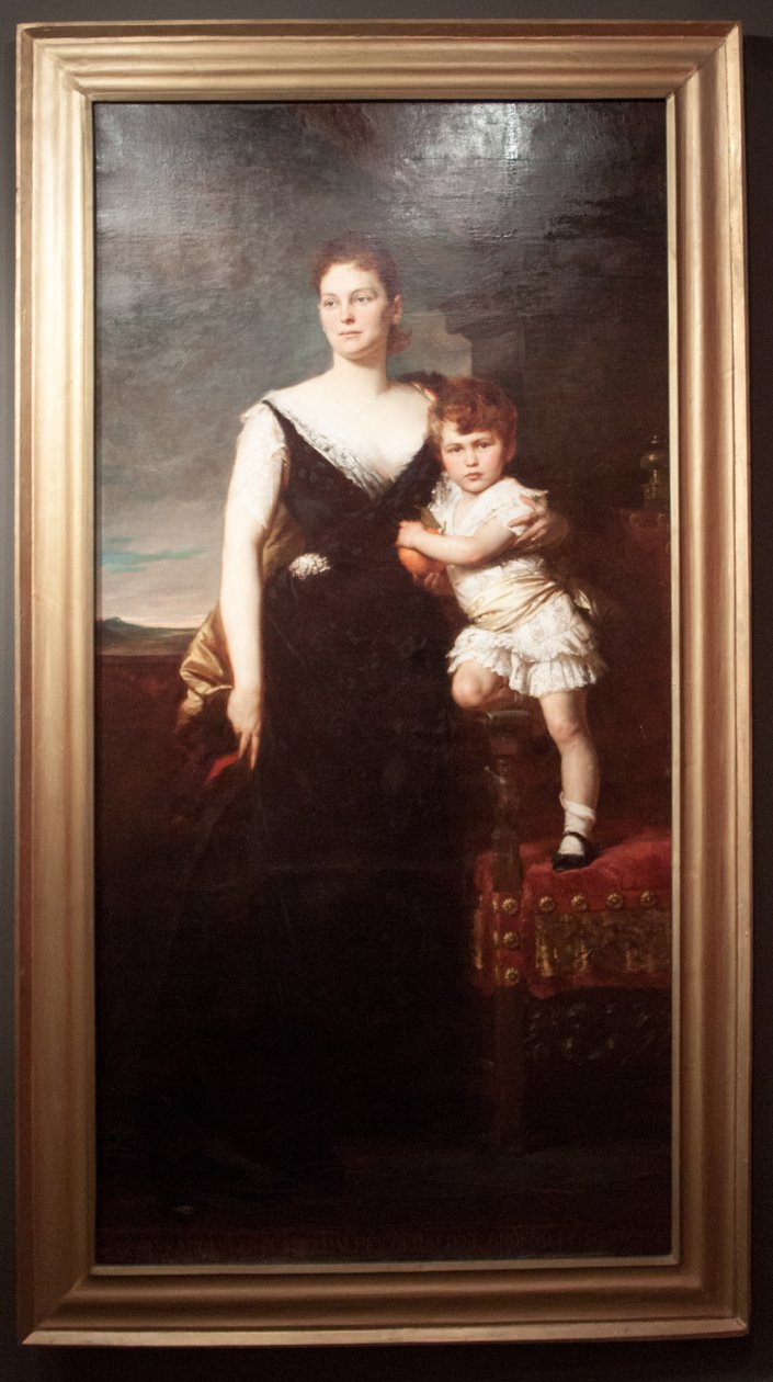  Portrait of Countess Gyula Karolyi, nee Geraldine PalffynMagyar: Karolyi Gyulane grofne, szuletett Palffy Geraldine portrejan alkotó: Gyula Benczúr