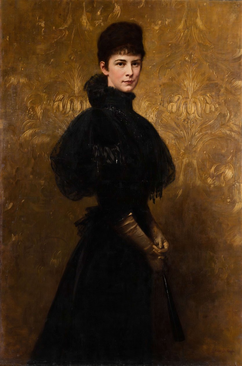Hungarian: Erzsébet királyné portréja Portrait of Empress Elisabeth alkotó: Gyula Benczúr