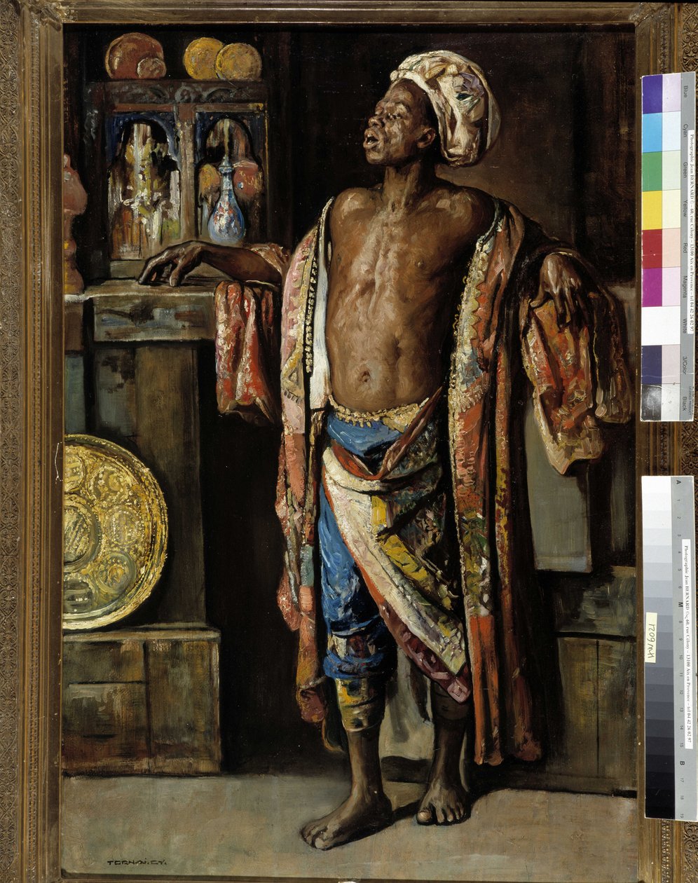 A régiségkereskedő. Tornai Gyula (1861-1928) festménye. alapítvány néz ki Porovence, Marseille alkotó: Gyula Tornai