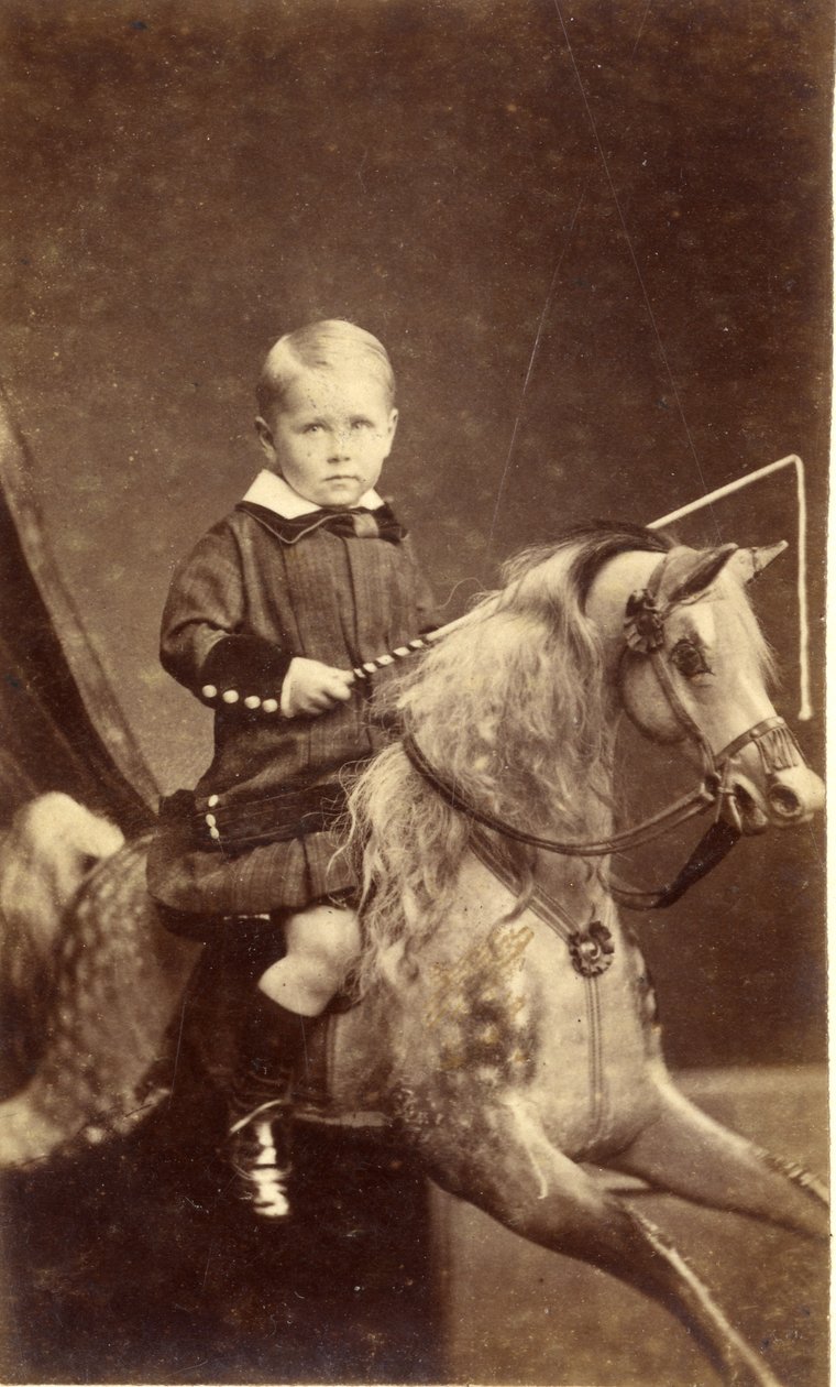 Fiatal fiú ostorral hintalovon, 1870-es évek (albumnyomat) alkotó: H. A. Chapman