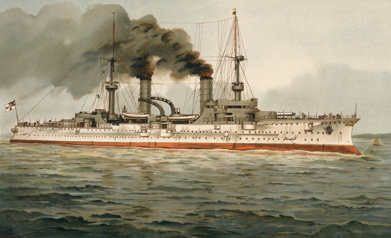 Furst Bismarck nagycirkáló (Herceg Bismarck herceg) 1899 alkotó: H. Graf