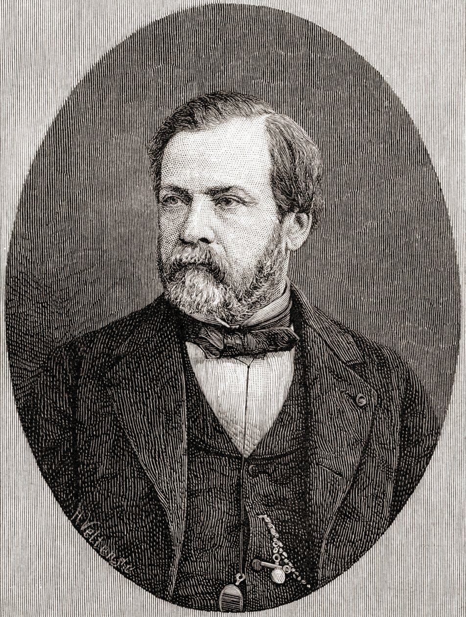 Louis Pasteur, a The Century Illustrated Monthly Magazine-tól, 1884-ben (fametszet) alkotó: H. Velten