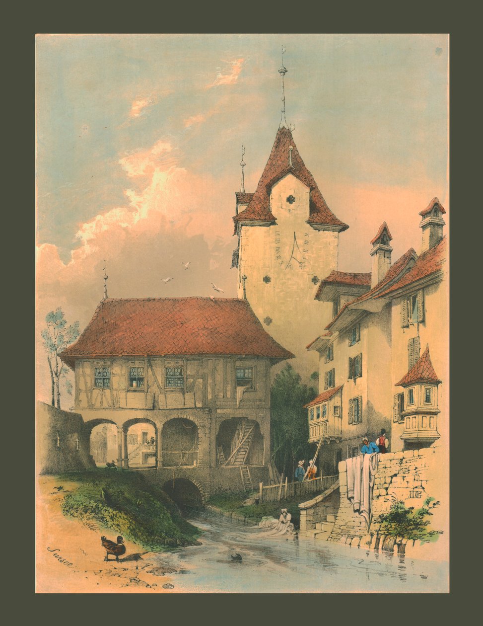 Sursee, Luzern. alkotó: HDG