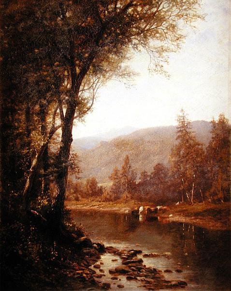 Nyári táj (olaj, vászon) alkotó: H.J. Blauvelt