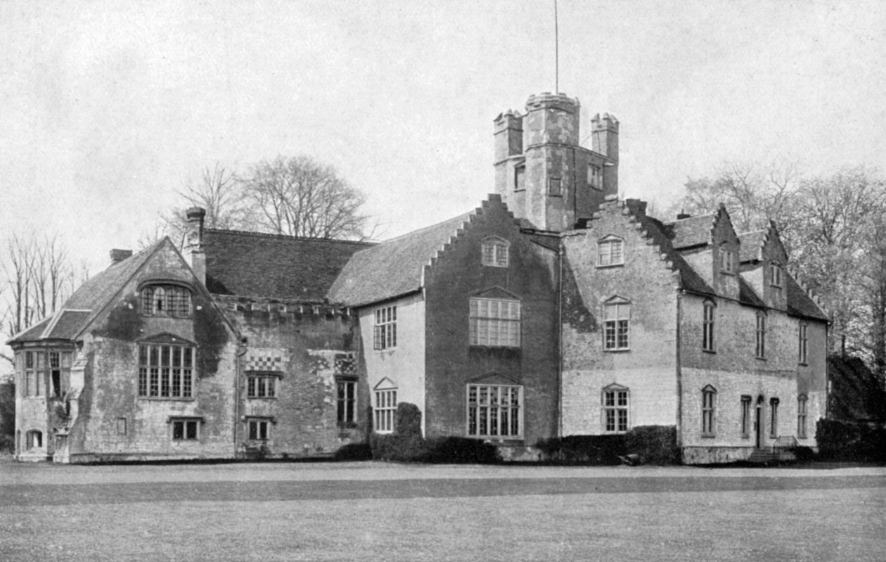 Bisham Abbey, Berkshire, északkeletről, 1924-1926. alkotó: HN King