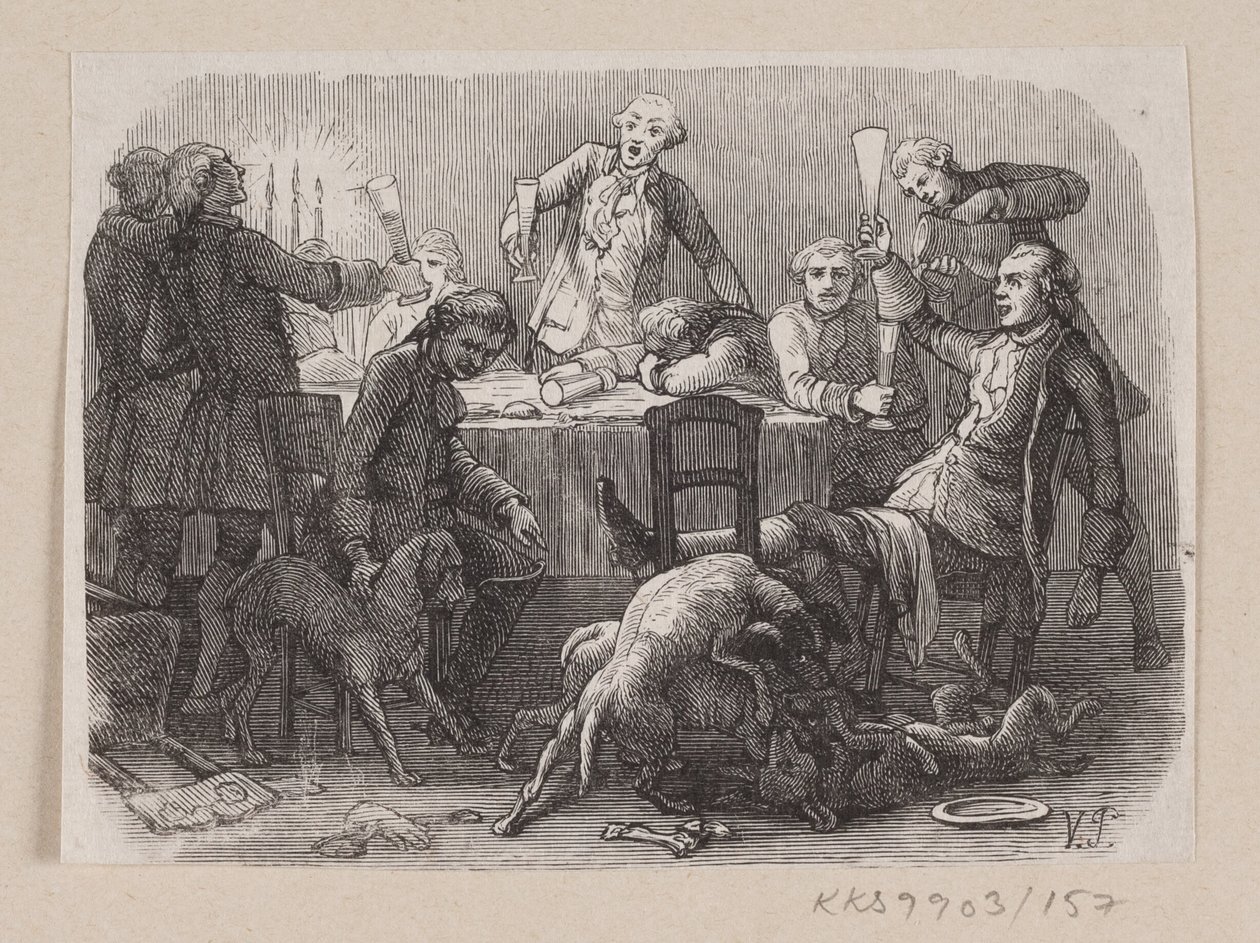 Illusztráció: "Minden a megfelelő helyen" a H.C. Andersen, "Tündérmesék és történetek", 2. kötet alkotó: H.P. Hansen