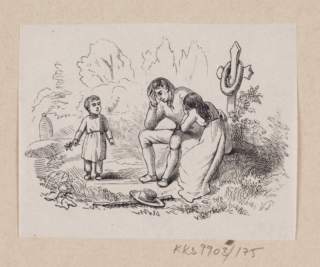 Illusztráció a "The Last Pearl"-hez H.C. Andersen, "Tündérmesék és történetek", 2. kötet alkotó: H.P. Hansen