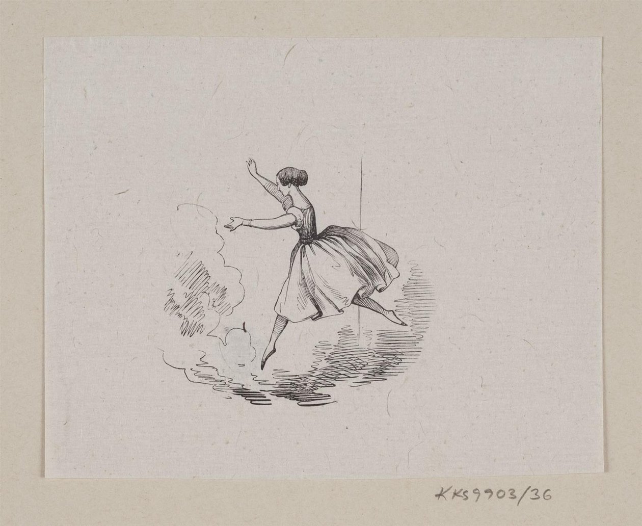 Illusztráció a "The Steadfast Tin Soldier" című filmhez H.C. Andersen, "Tündérmesék és történetek", 1. kötet alkotó: H.P. Hansen